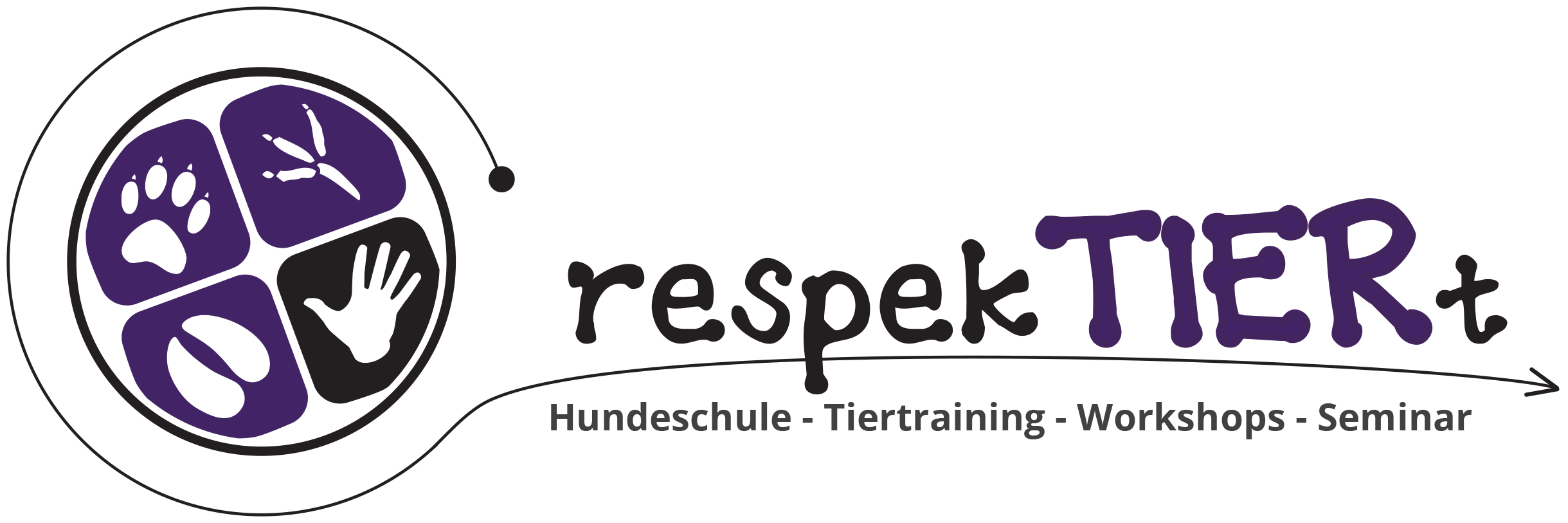Logo respekTIERt lang